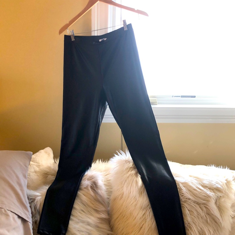 BP faux leather leggings sz small excellent condition!